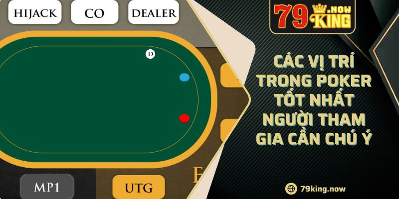 Các Vị Trí Trong Poker Tốt Nhất Người Tham Gia Cần Chú Ý 5 Các Vị Trí Trong Poker Tốt Nhất Người Tham Gia Cần Chú Ý